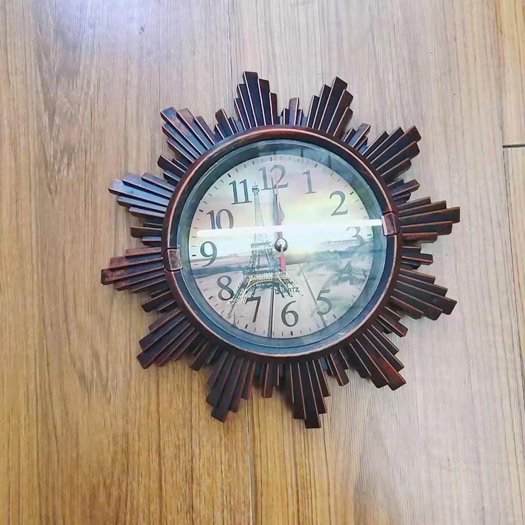 Ретро маленькие настенные часы 25 см Европейские и американские ретро настенные часы