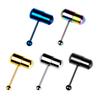 Vibrating Tongue Ring Mixed Colors Prickly Straight Barbells Body Piercing Jewelry Tongue Bar Stud for Women Men