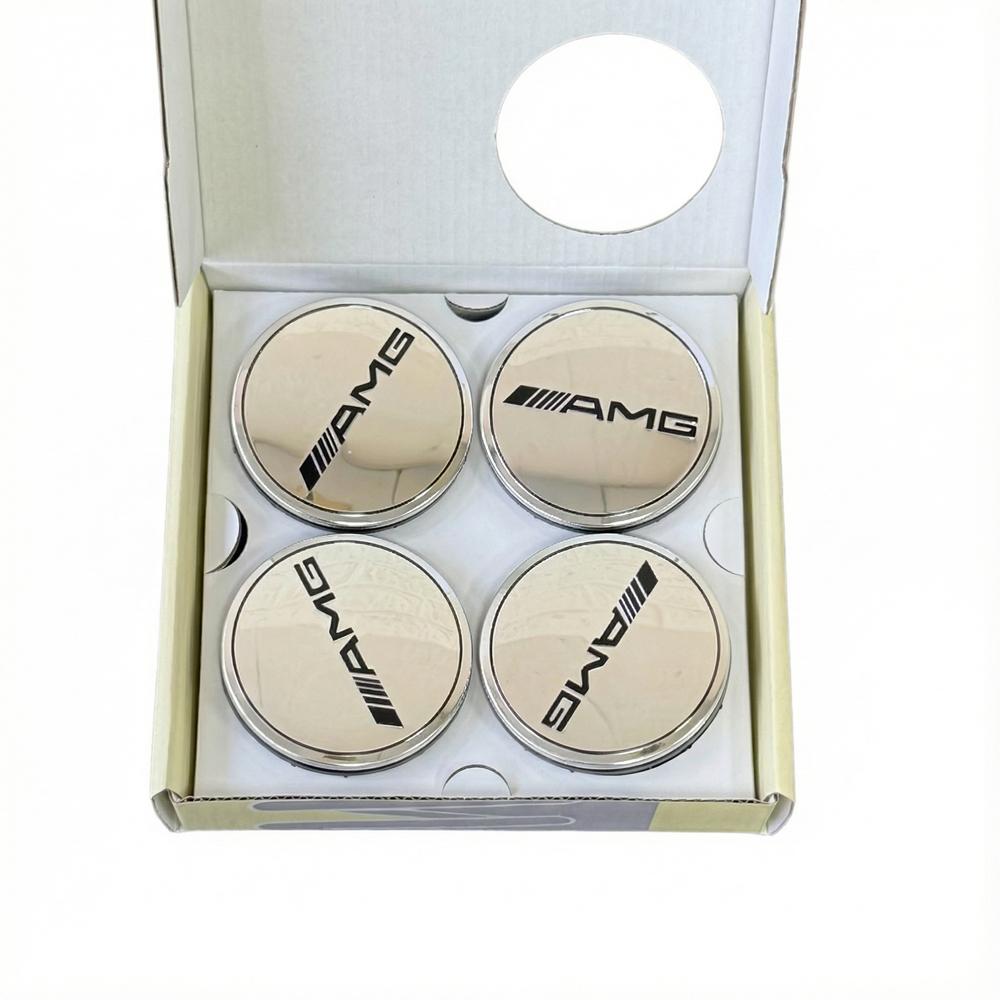 4PCS 75mm Car Floating Wheel Center Hub Caps Cover Mercedes amg Apple Tree w204 w211 w205 W212 w203 w213 w124 car accessories
