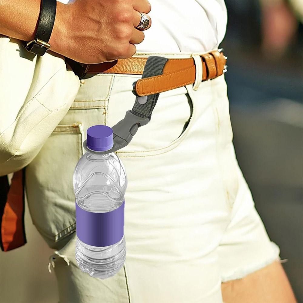 Hanging Clasp Water Bottle Buckle Holder Webbing Backpack Bottle Hanger Water Bottle Hook Outdoor
