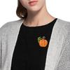 Halloween Brooch Green Leaves Orange Enamel Pumpkin Brooch Festive Rhinestone Women Girls Lapel Pin Weddings Banquet Brooch Pin Thanksgiving Day Gift