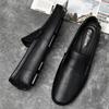 Мужские мокасины Slip on Flats из натуральной кожи Мужские лоферы Легкие мужские туфли класса люкс Итальянская обувь Обувь для вождения Модные туфли