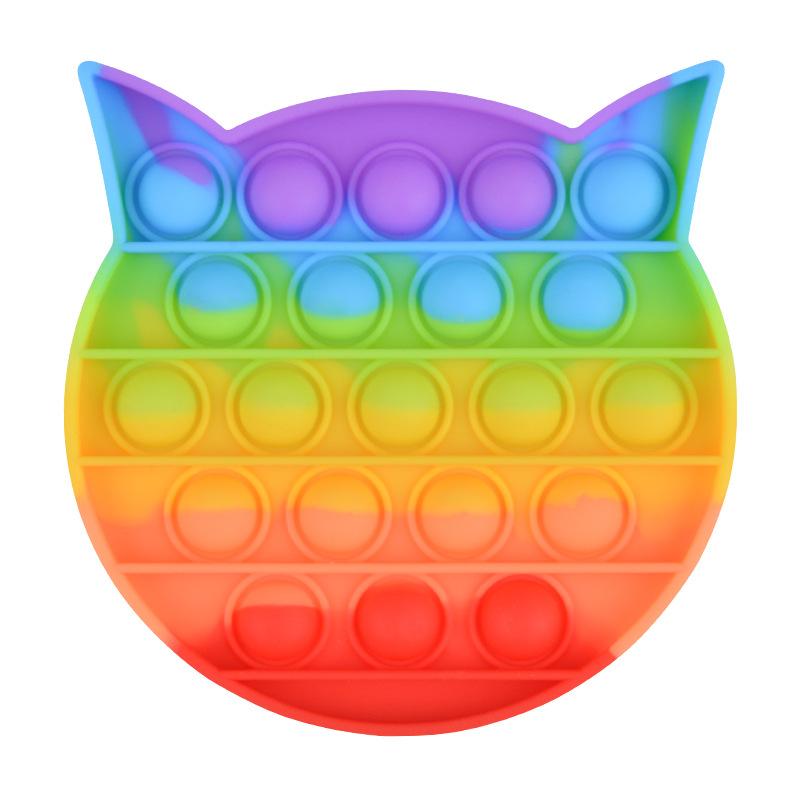 Забавная игрушка-антистресс, игрушки для взрослых детей, сенсорная игрушка-пузырь Фигет