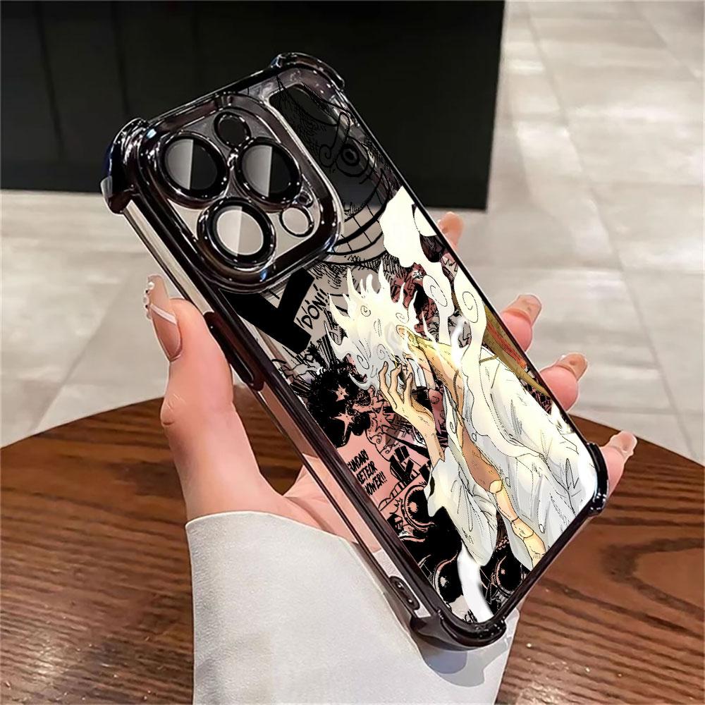 Чехол-бампер One Pieces Luffy Monkey D Мягкий Чехол Для iPhone 17 Pro 16 15 14 13 12 11 Pro Max Чехол 17 Plus 17E 16E 17Air Силиконовый Чехол для Телефона