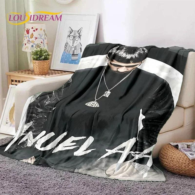 Пледы с принтом рэпера и певца Free Anuel AA Hip Hop, Мягкий плед для дома, спальни, кровати, дивана, пикника, путешествий, офиса, покрывало для детей