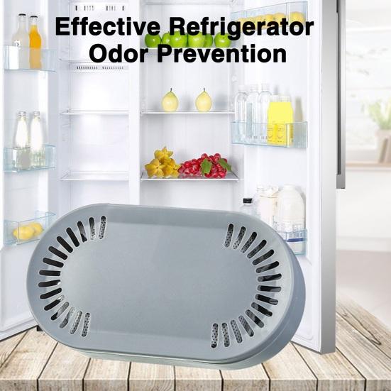 Дезодорант для холодильника, долговечная свежесть, компактный эффективный дезодоратор с активированным углем для холодильника для дома