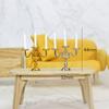 1/12 Кукольный домик Миниатюрные Мини-подсвечники Белые свечи Аксессуары для DIY