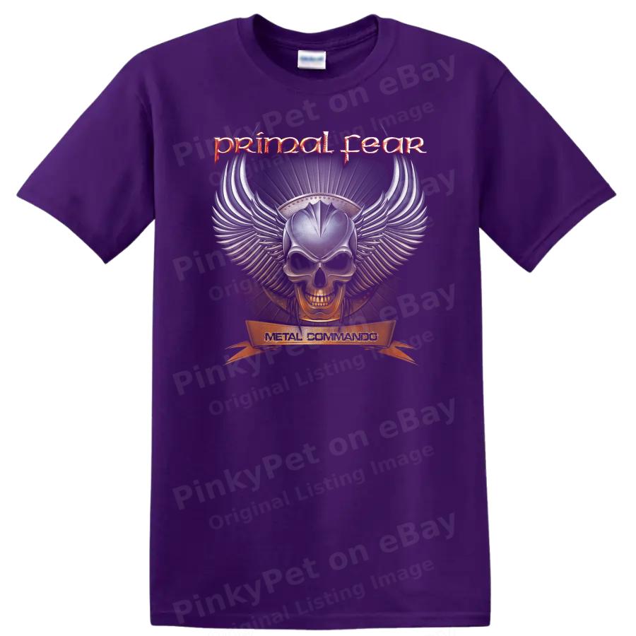 Skull Design Metal Wings Graphic T Shirt for Heavy Metal Fans Cool Tee