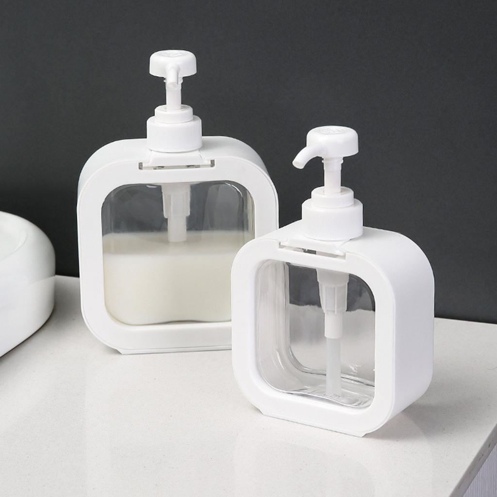 Refillable Soap Pump Dispenser Empty Bottle Dispenser With Press Pump For Soap Shampoo Shower Lotion Hand Shampoo Bottles Soap