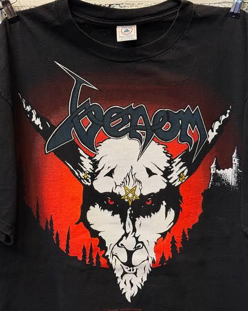 Редкая черная футболка с графикой группы Venom, короткий рукав, унисекс, все размеры LO479