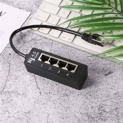 RJ45 CATS Ethernet-кабель-сплиттер-адаптер 1 штекер на 4 гнезда LAN-порта Ethernet-кабель-переходник аксессуары для Lan