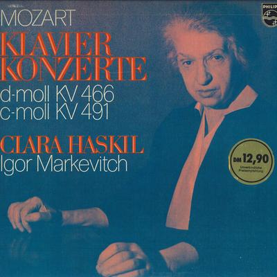 LP Пластинка КЛАРА ХАСКИЛ, ИГОРЬ МАРКЕВИЧ - Вольфганг Амадей Моцарт Концерт для фортепиано 6833065 Philips 1972 Германия Классика Б/У