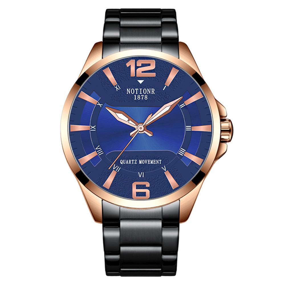 Luxury Fashion Men's Watch Simple Men's Watch Quartz Watch Stainless Steel Watch Casual Sports Men's watch