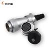 Weipu WF24 Aviation Plug 2-4 Pin Male & Female Waterproof Connector with Rear Nut Base