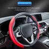 1 Pair Auto Steering Wheel Cover Carbon Grain Car Steering Wheel Covers Grip Ergonomics Auto Interior Decoration