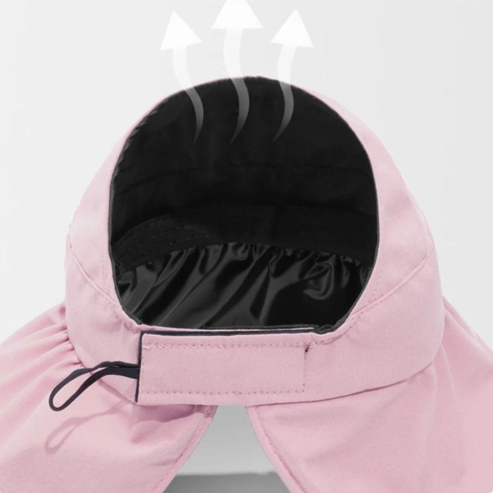 Sunscreen Black Vinyl Sunshade Hat UV Protection Empty Top Hats Retro Sun Protection Cap Travel