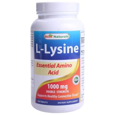 Best Naturals L-лизин 1000 мг таблетка