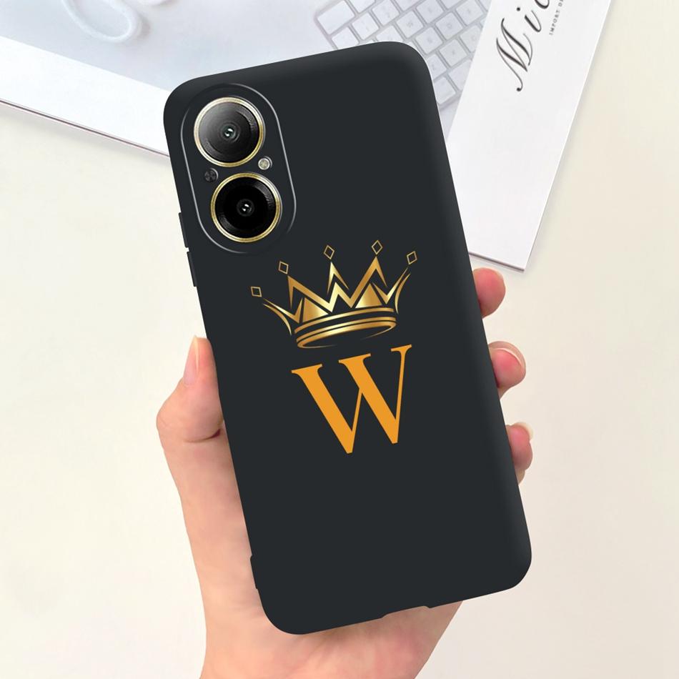 Модный Чехол-Буквы Для Realme C67 4G Мягкий Силиконовый TPU Защитный Чехол Для RealmeC67 C 67 4G RMX3890 Чехлы Для Телефона
