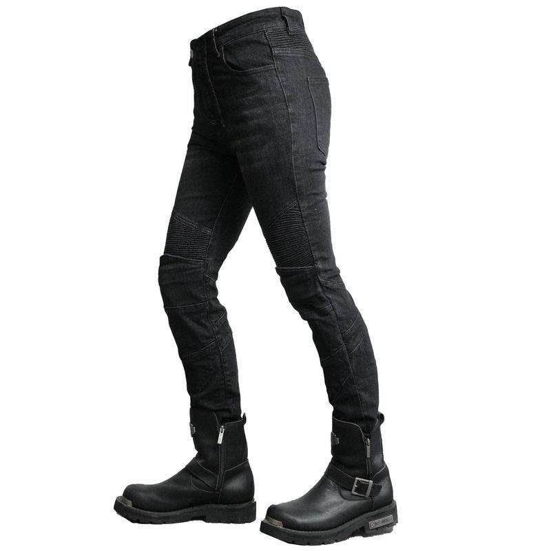 LOONG + БАЙКЕР + мотоциклетные джинсы женские + брюки для езды на мотоцикле в стиле ретро, ​​брюки с защитой от падения + расширенная защита