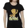 Guardians Of The Galaxy Womens/Ladies Groot Dancing Cotton T-Shirt