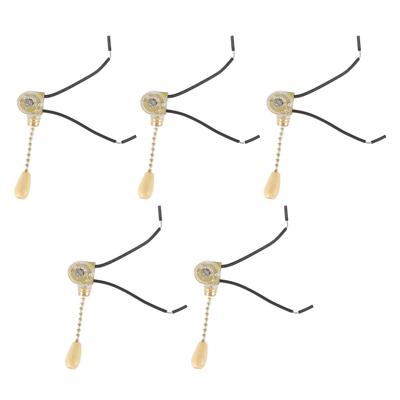 5 шт. цепной выключатель изысканная замена потолочного вентилятора шнур выключателя света для настенного светильника 250 В 125 В