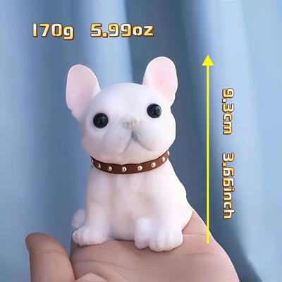 Сквиши Щенок Животное Игрушка для Сжимания Детская Мягкая Игрушка для Щипков Бульдог Мопс Поп Игрушки-Непоседы Собака Настольный Декор для Офиса Развлечения Игры Подарок