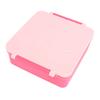Lunch Container with Handle Sealed Multi Compartments Dishwasher Safe Lunch Box Container for Office School Roseate