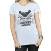 Disney Womens/Ladies Mickey Mouse Mirrored Cotton T-Shirt