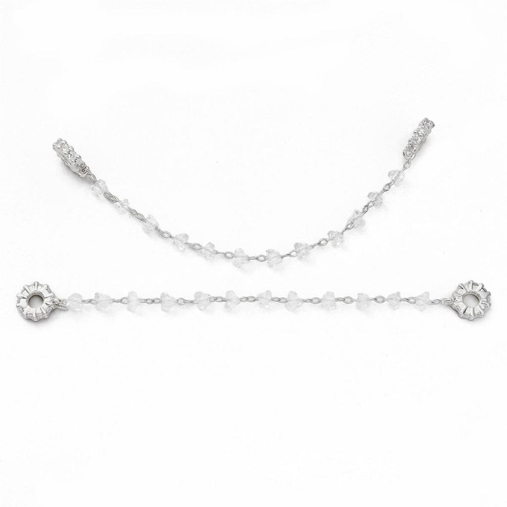 1pc/bag High Color Set Crystal And Bead Safety Chain DIY Bracelet Earrings Jewelry Accessories