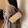 Винтажная сумочка женская сумка 2025 новая осенняя сумка подмышку заклепка маленькая квадратная сумка модная наплечная сумка для поездок