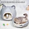 Cat Pet Dog Warm House Cave Beds for Indoor Cats Cozy