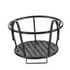 1 Pack Iron Art Plant Stand Rack Pastoral Flower Shelf Heavy Duty Balcony Patio Deck Window Hanging Planter Office Plant Holder with Hook for Indoor
