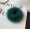 Корейская минималистичная петля для волос из меха норки, милый интернет-красный плюшевый шарик, высококачественная веревка для волос, головные уборы, кожаный ремешок, аксессуары для волос для женщин
