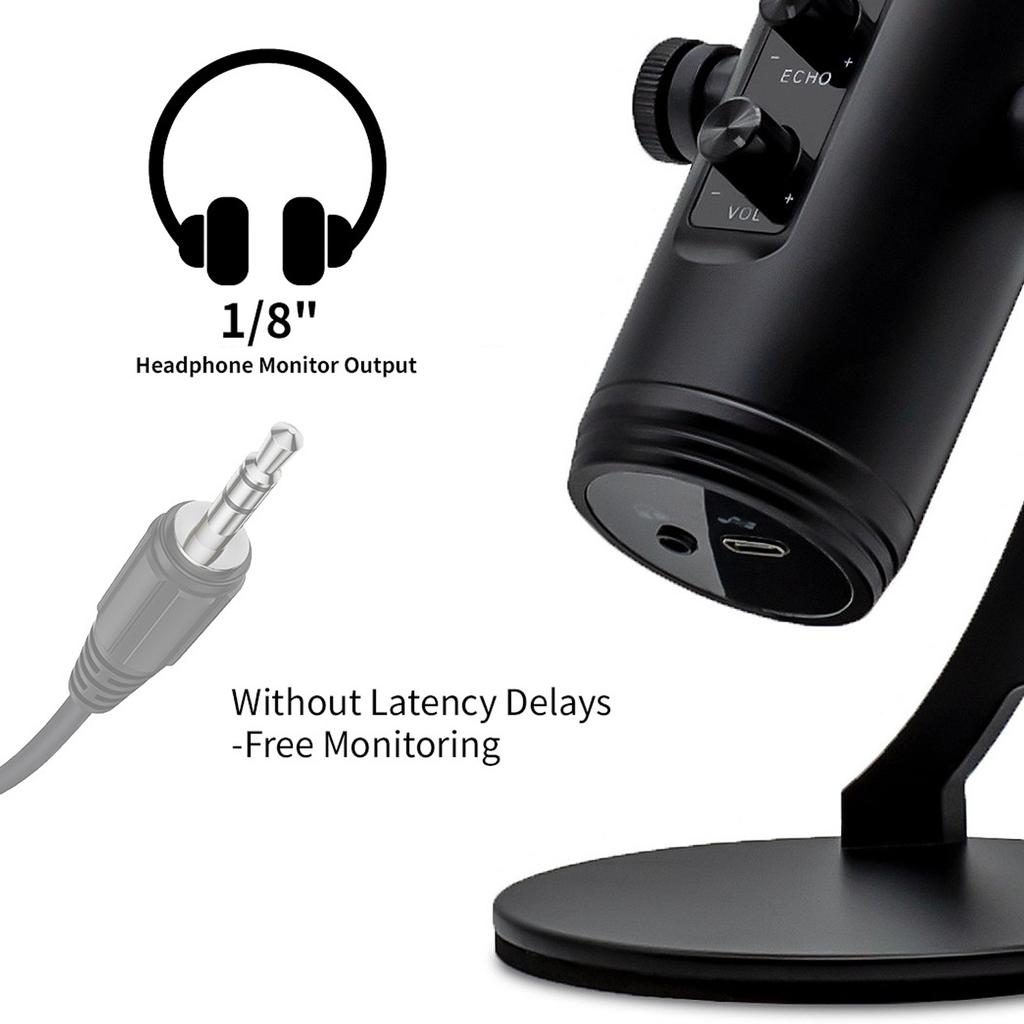 RGB Микрофон для геймеров и стримеров Высококачественный USB микрофон с эффектами подсветки USB Игровой микрофон Аксессуары