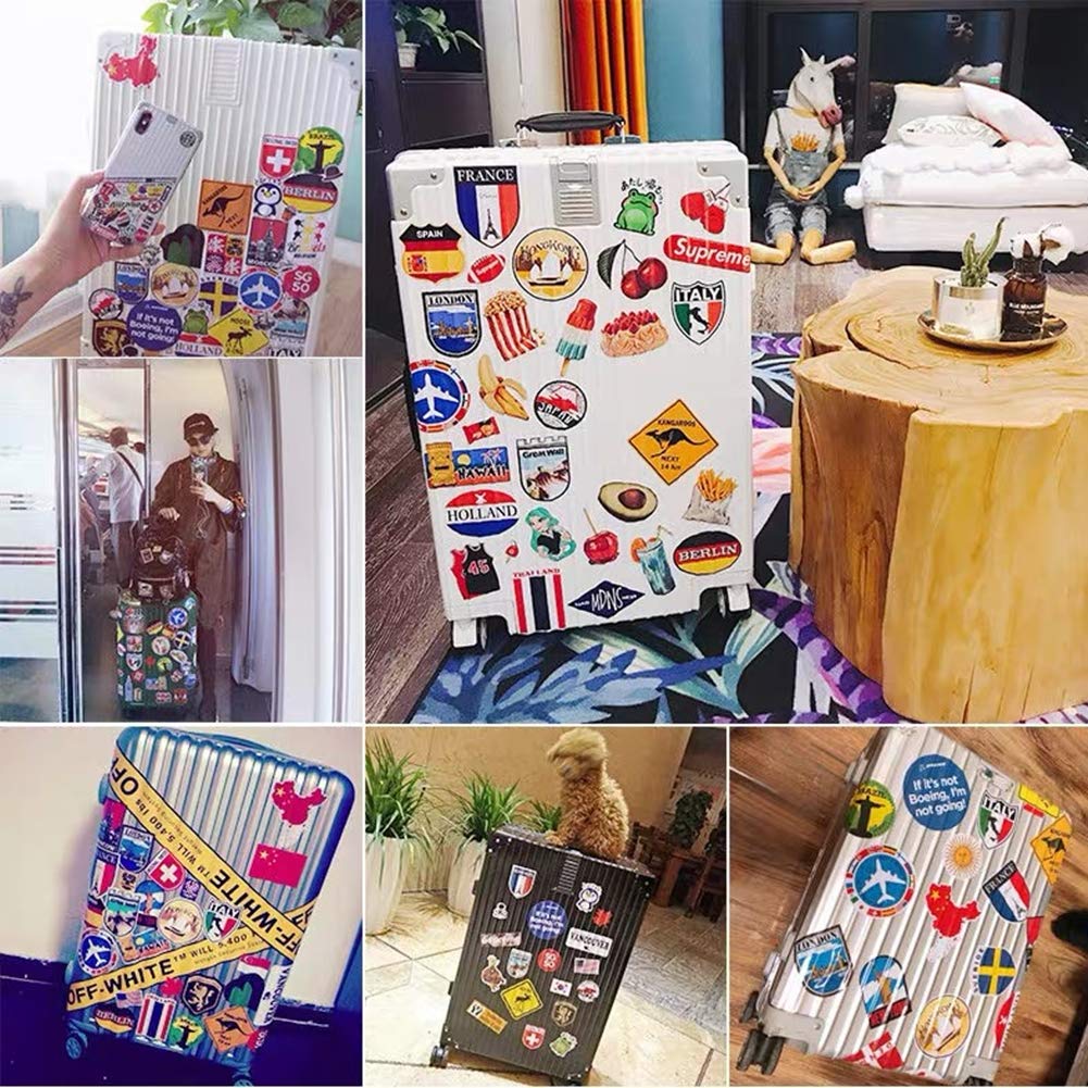 50 Pieces Soccer Club Comic Waterproof Sticker Set Suitcase Stickers for Favorite Notebook Suitcase, Bicycle, Helmet, Computer, Mobile,