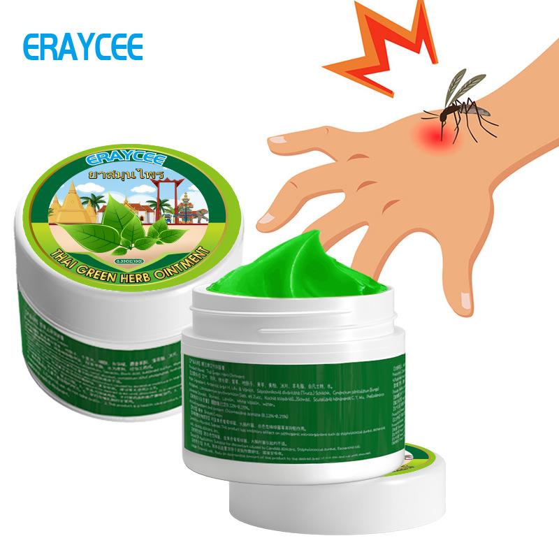 Thai Green Herbal Ointment for Cold and Headache, Analgesic Ointment, Refreshing and Refreshing, Cold, Headache, Dizziness, Tiger Balm