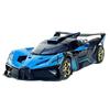 1/32 Bugatti Bolide Миниатюрная модель автомобиля GT Литье под давлением Металлический сплав Звук и свет Оттяжный механизм Детская игрушечная машинка Подарки на день рождения Мальчик