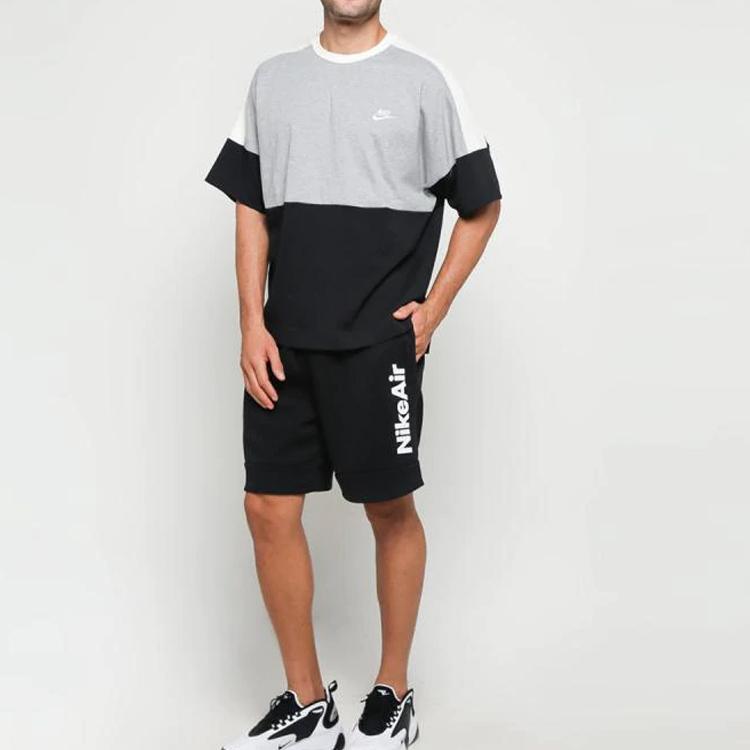 Nike Шорты с цветными блоками из флиса, мужские, черные CJ4833-010