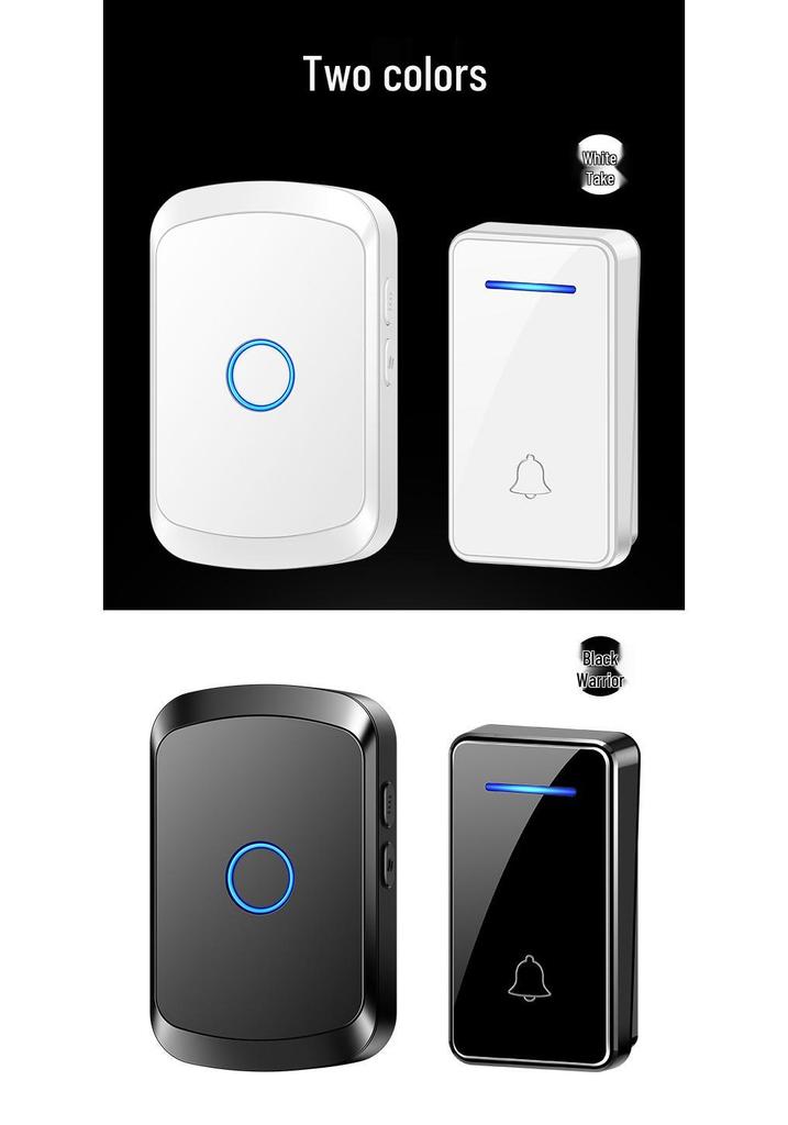 Smart Wireless Battery-Free Waterproof Doorbell for Long-Distance Use