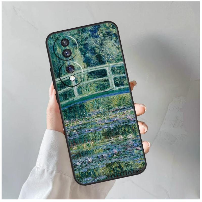 Художественная картина Клода Моне Для Honor Magic 8 5 6 7 Pro Чехол Для Honor 200 400 70 90 Lite X8c X8b X9a X9b X9c X9d Win RT