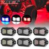 18 LED Rock Chassis Lights Red White Blue Neon Car Underglow Bottom Decoration Lamp 12V 24V for Offroad Truck SUV ATV Boat Van