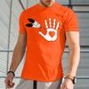 European and American men's trend simple style 3D digital printing short-sleeved T blood, can be sent on behalf of one piece