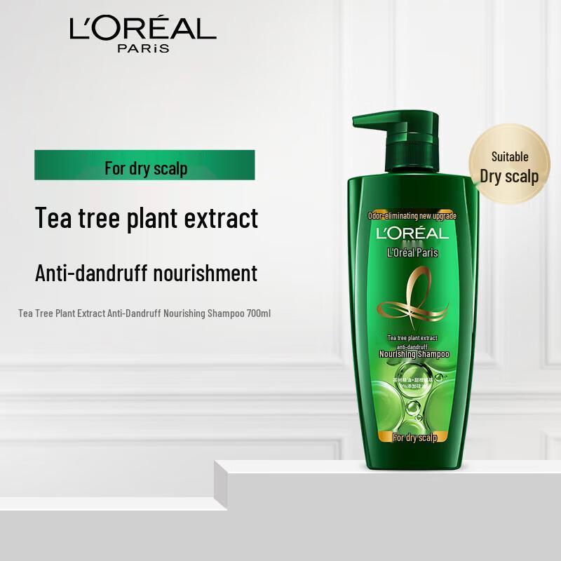 L'Oréal Шампунь для очищения и против перхоти с маслом чайного дерева