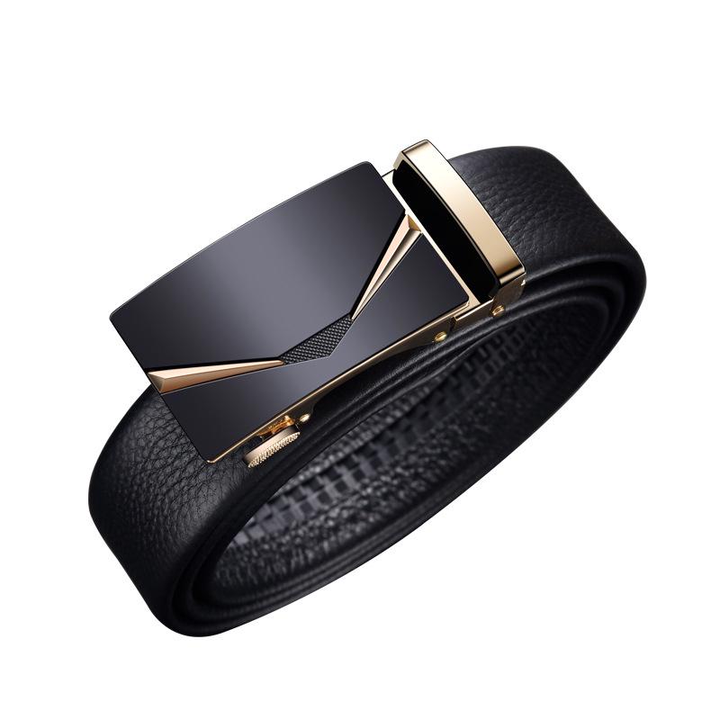 Men's Automatic Buckle Leather Belt - Business Casual Waist Belt