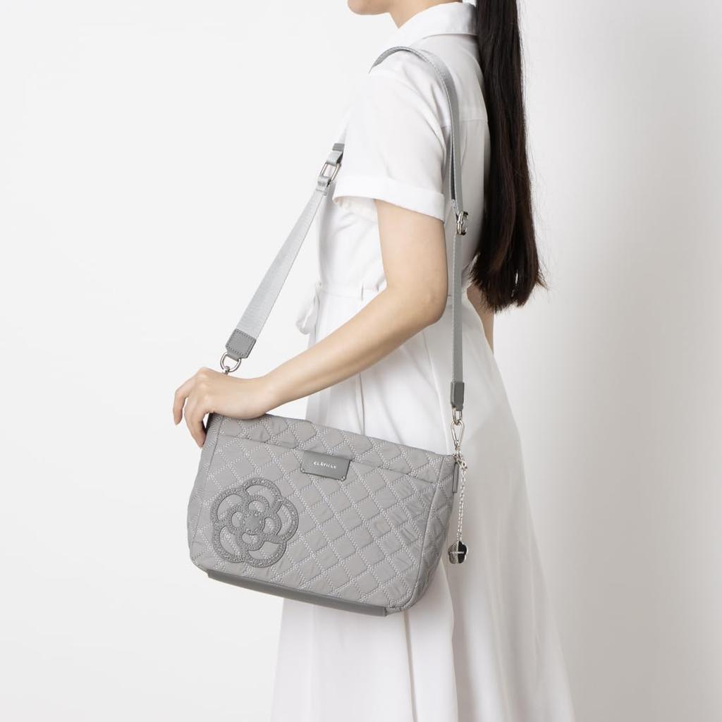 Сумка на плечо CLASSUS Capella серо-бежевого цвета, женская,