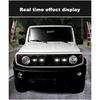 Для Suzuki Jimny JB64 JB74 2019 2020 2021 2022 2023-2026 Автомобильная передняя решетка с светодиодными огнями Внешние лампы решетки 12В Декоративный свет