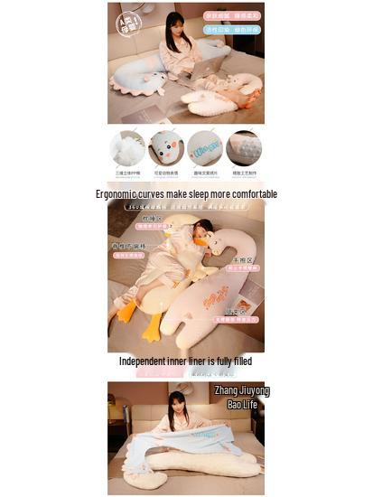 Adorable Mother and Baby Goose Velvet Plush Bedtime Doll Gift