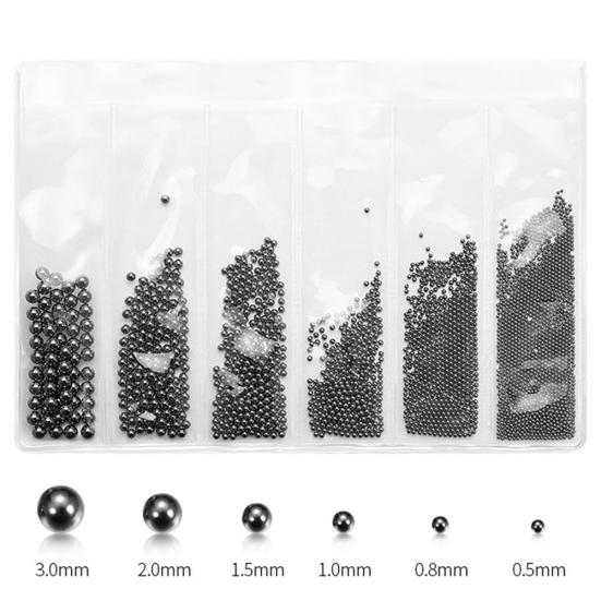 Mixed Size 3D Metal Balls Nail Art Decorations Caviar Beads Manicure Accessories