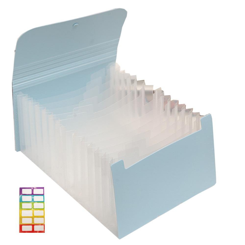 12-слойная папка-расширитель, однотонный портативный органайзер для документов, сумка-гармошка формата А6, счет