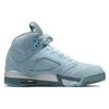 Женские кроссовки Air Jordan 5 Retro Blue Bird фото-синий футбольный-серый металлик-серебристый DD9336-400